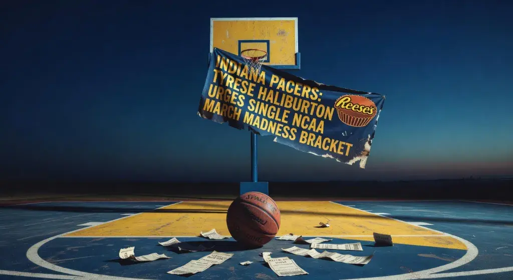 Indiana Pacers' Tyrese Haliburton urges single NCAA March Madness bracket amid Reese's promotion