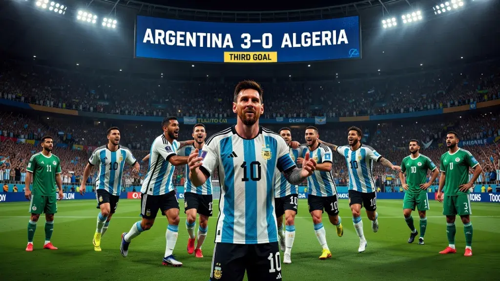 Messi Delivers Historic Hat-Trick to Announce Argentina's World Cup Intentions