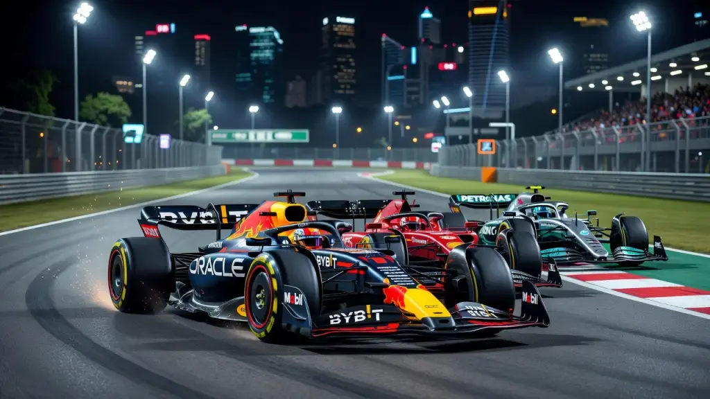 Verstappen Denies Ferrari to Seize First Singapore Pole