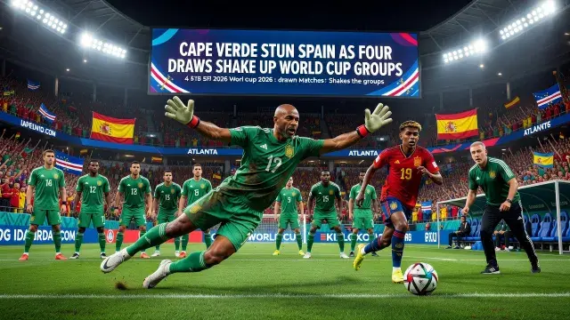 Cape Verde Stun Spain as Four Draws Shake Up World Cup Groups