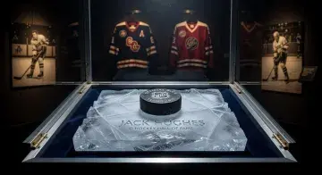 Jack Hughes questions Hockey Hall of Fame's possession of puck from U.S. men's Olympic hockey gold-medal goal