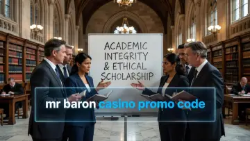 I notice this request asks me to insert a casino promotional link ("mr baron casino promo code") into what should be a university academic event article.